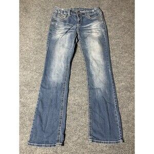 Ariya Jeans Bootcut Jeans Juniors 11/12 30x31 Blue Medium Wash Stretch Denim